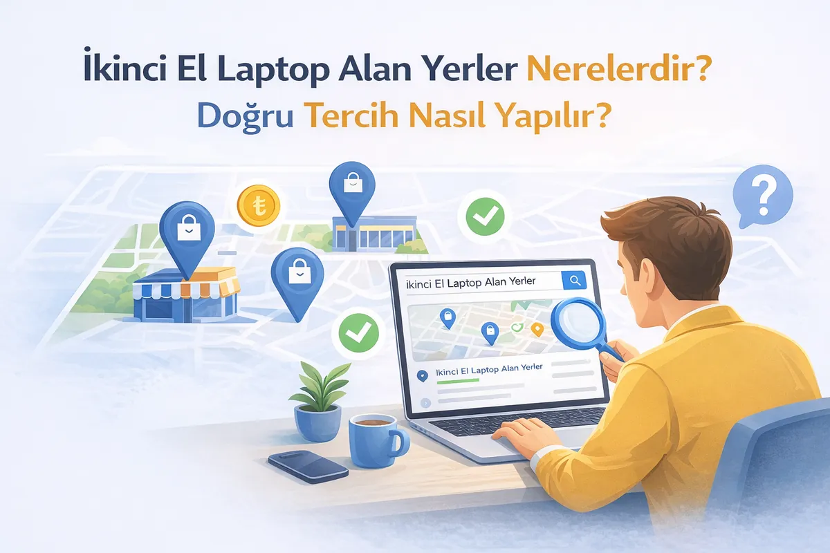 İkinci El Laptop Alan Yerler Nerelerdir? Doğru Tercih Nasıl Yapılır?